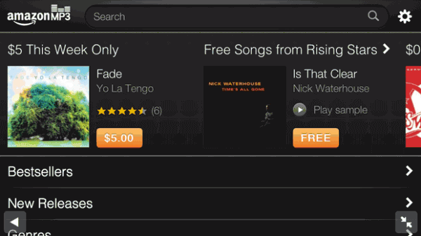 Amazon’s MP3 store ‘optimized’ for iOS
