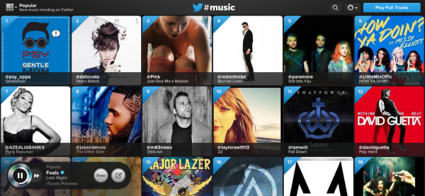 Now Playing: Twitter #Music Launches on Browser and Mobile