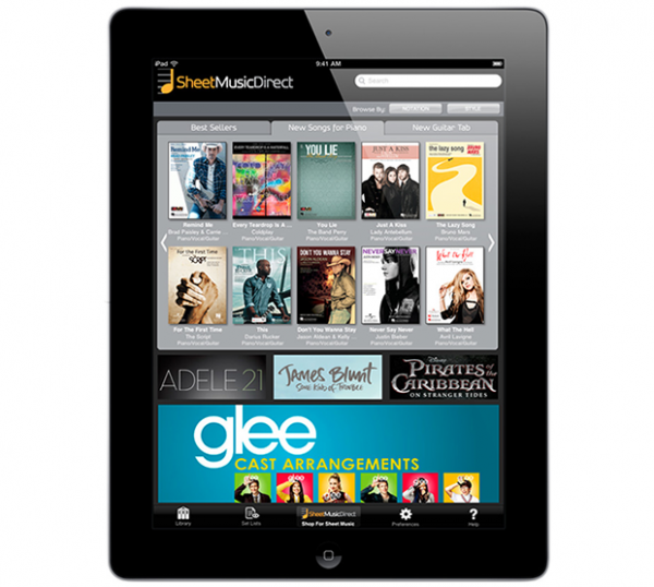 Scores-To-Go With Sheet Music Direct for iPad