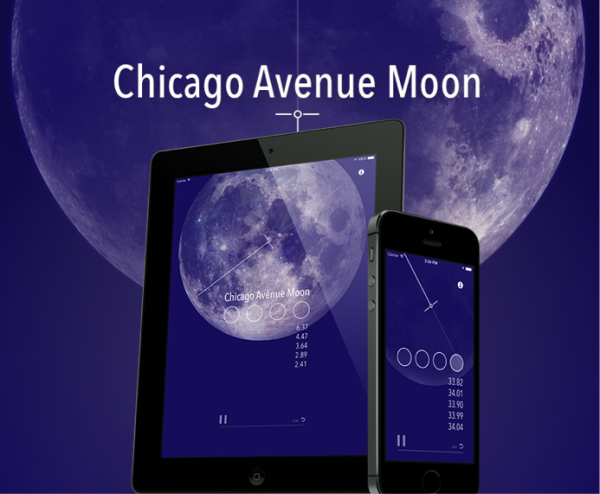 Chicago Avenue Moon: A Lunar Generative Music App