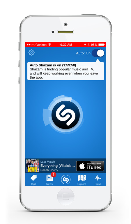Shazam's Auto Feature 